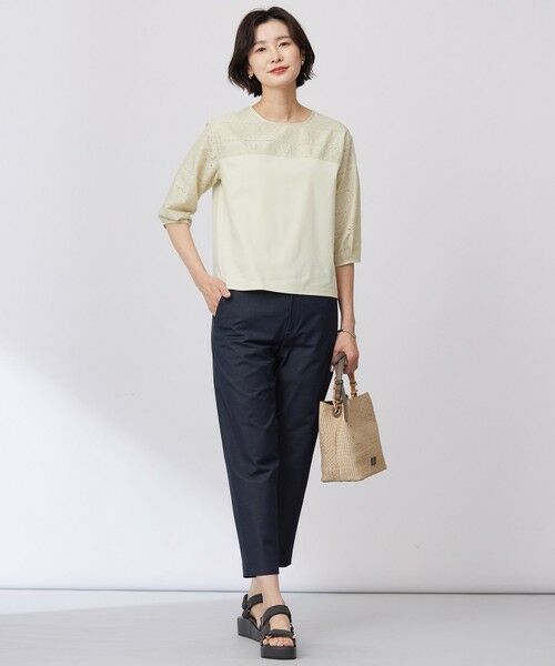 J.PRESS / ジェイプレス その他パンツ | 【洗える・接触冷感・UVケア・吸水速乾・防透け】麻シェルドライ テーパード パンツ | 詳細2