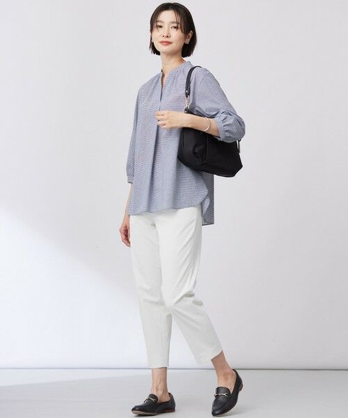 J.PRESS / ジェイプレス その他パンツ | 【洗える・接触冷感・UVケア・吸水速乾・防透け】麻シェルドライ テーパード パンツ | 詳細6