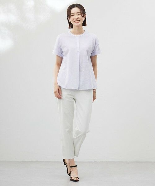 J.PRESS / ジェイプレス その他パンツ | 【洗える・接触冷感・UVケア・吸水速乾・防透け】麻シェルドライ テーパード パンツ | 詳細11