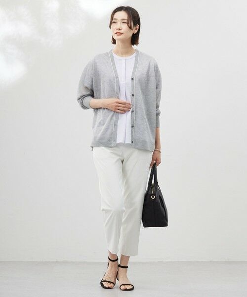 J.PRESS / ジェイプレス その他パンツ | 【洗える・接触冷感・UVケア・吸水速乾・防透け】麻シェルドライ テーパード パンツ | 詳細12