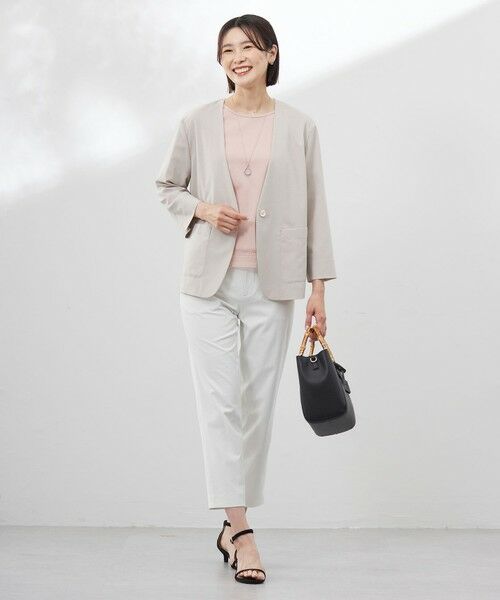 J.PRESS / ジェイプレス その他パンツ | 【洗える・接触冷感・UVケア・吸水速乾・防透け】麻シェルドライ テーパード パンツ | 詳細14