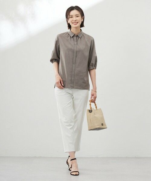 J.PRESS / ジェイプレス その他パンツ | 【洗える・接触冷感・UVケア・吸水速乾・防透け】麻シェルドライ テーパード パンツ | 詳細17