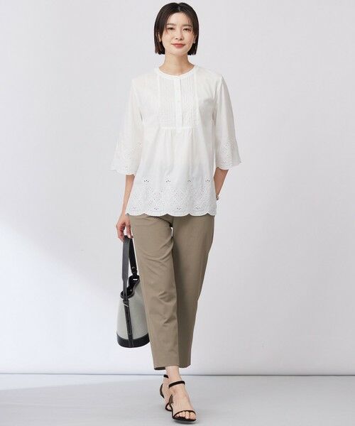 J.PRESS / ジェイプレス その他パンツ | 【洗える・接触冷感・UVケア・吸水速乾・防透け】麻シェルドライ テーパード パンツ | 詳細28