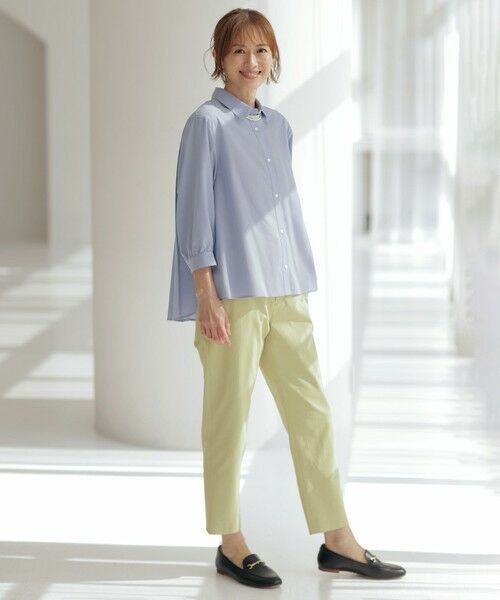 J.PRESS / ジェイプレス その他パンツ | 【洗える・接触冷感・UVケア・吸水速乾・防透け】麻シェルドライ テーパード パンツ | 詳細30