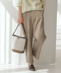 J.PRESS / ジェイプレス その他パンツ | 【洗える・接触冷感・UVケア・吸水速乾・防透け】麻シェルドライ ワイドストレート マリン パンツ