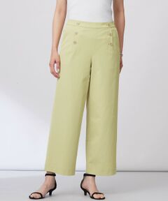 J.PRESS / ジェイプレス その他パンツ | 【洗える・接触冷感・UVケア・吸水速乾・防透け】麻シェルドライ ワイドストレート マリン パンツ