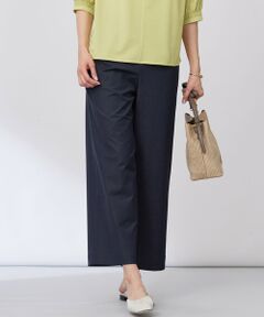 J.PRESS / ジェイプレス その他パンツ | 【洗える・接触冷感・UVケア・吸水速乾・防透け】麻シェルドライ ワイドストレート マリン パンツ