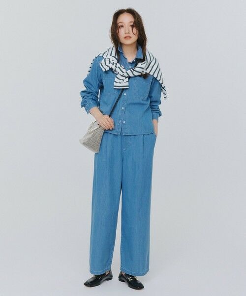 J.PRESS / ジェイプレス デニムパンツ | 【洗える】5ozバージラコンパクト デニム イージーパンツ | 詳細3