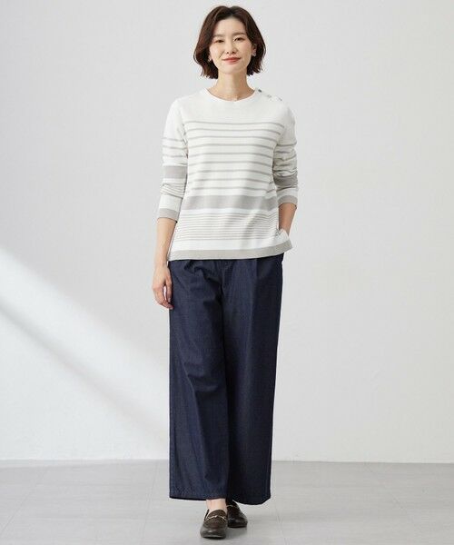 J.PRESS / ジェイプレス デニムパンツ | 【洗える】5ozバージラコンパクト デニム イージーパンツ | 詳細15