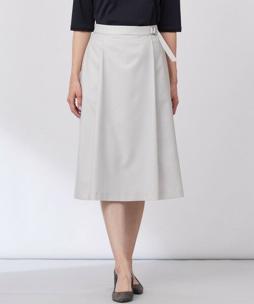 J.PRESS/ジェイプレス 【セットアップ対応・洗える・UV加工・吸水速乾】OXIJEWELストレッチ スカート ライトグレー系 11 J.PRESS/ジェイプレス 【セットアップ対応・洗える・UV加工・吸水速乾】OXIJEWELストレッチ スカート ライトグレー系 11