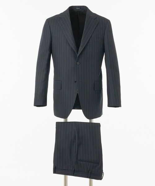 J.PRESS/ジェイプレス 【WEB・一部店舗限定】チョークストライプ スーツ グレー系1 A5 J.PRESS/ジェイプレス 【WEB・一部店舗限定】チョークストライプ スーツ グレー系1 A5