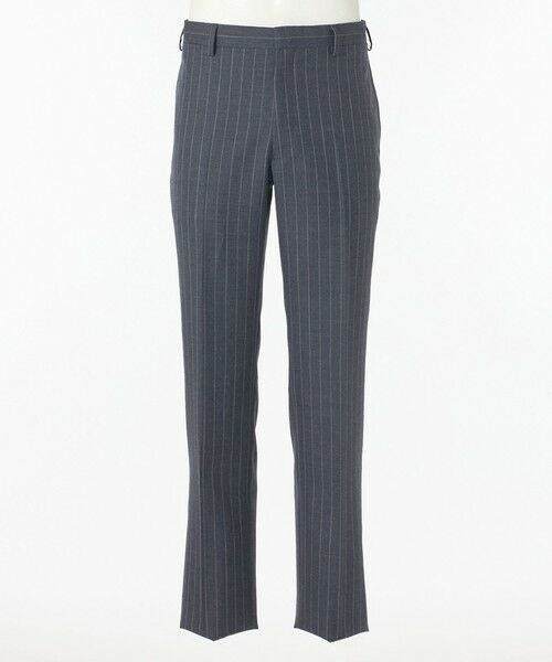 【美品】J-pressダークグレー ストライプ ビジネススーツ WEB・一部店舗限定】チョークストライプ スーツ / J.PRESS MEN