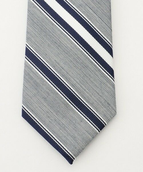 J.PRESS / ジェイプレス ネクタイ | 【LINEN MIX COLLECTION】 レジメンタル ネクタイ | 詳細1