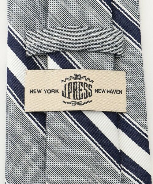 J.PRESS / ジェイプレス ネクタイ | 【LINEN MIX COLLECTION】 レジメンタル ネクタイ | 詳細4
