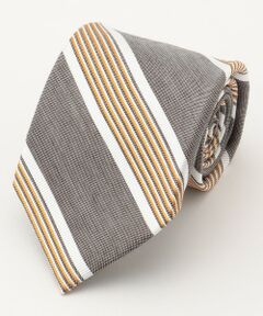J.PRESS / ジェイプレス ネクタイ | 【LINEN MIX COLLECTION】 レジメンタル ネクタイ