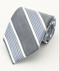 J.PRESS / ジェイプレス ネクタイ | 【LINEN MIX COLLECTION】 レジメンタル ネクタイ