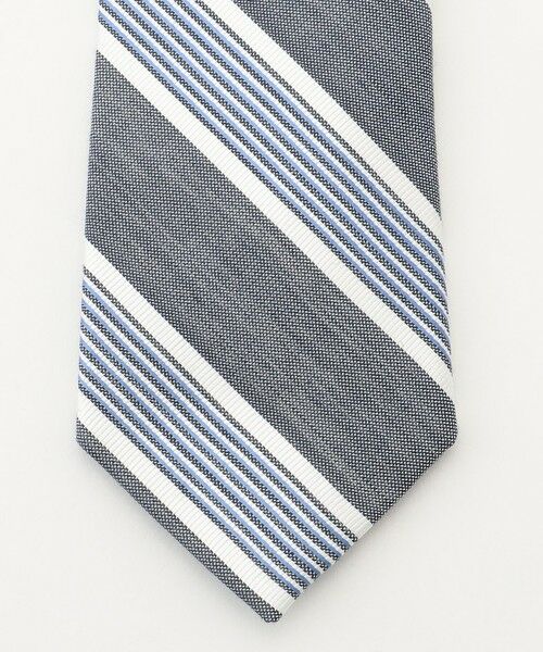 J.PRESS / ジェイプレス ネクタイ | 【LINEN MIX COLLECTION】 レジメンタル ネクタイ | 詳細1