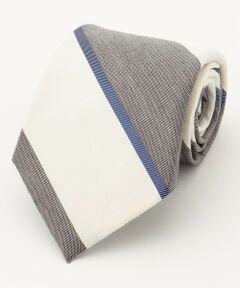 J.PRESS / ジェイプレス ネクタイ | 【LINEN MIX COLLECTION】 レジメンタル ネクタイ