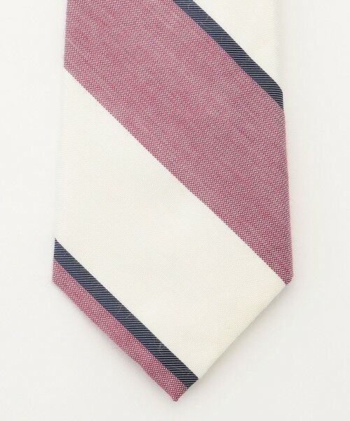 J.PRESS / ジェイプレス ネクタイ | 【LINEN MIX COLLECTION】 レジメンタル ネクタイ | 詳細1