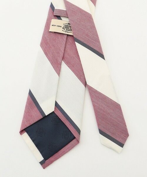J.PRESS / ジェイプレス ネクタイ | 【LINEN MIX COLLECTION】 レジメンタル ネクタイ | 詳細2