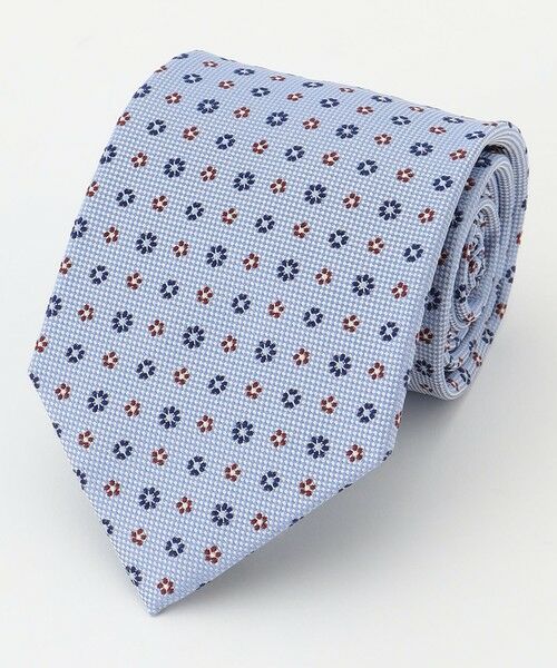 J.PRESS/ジェイプレス 【VINTAGE JACQUARD COLLECTION】小紋柄 ネクタイ ダルブルー系8 F J.PRESS/ジェイプレス 【VINTAGE JACQUARD COLLECTION】小紋柄 ネクタイ ダルブルー系8 F