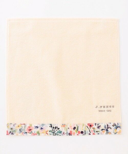 J.PRESS/ジェイプレス 【liberty】タオルハンカチ アイボリー系 F J.PRESS/ジェイプレス 【liberty】タオルハンカチ アイボリー系 F
