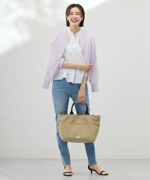 J.PRESS / ジェイプレス シャツ・ブラウス | 【洗える】ランダムストライプ スタンドカラー  ブラウス | 詳細3