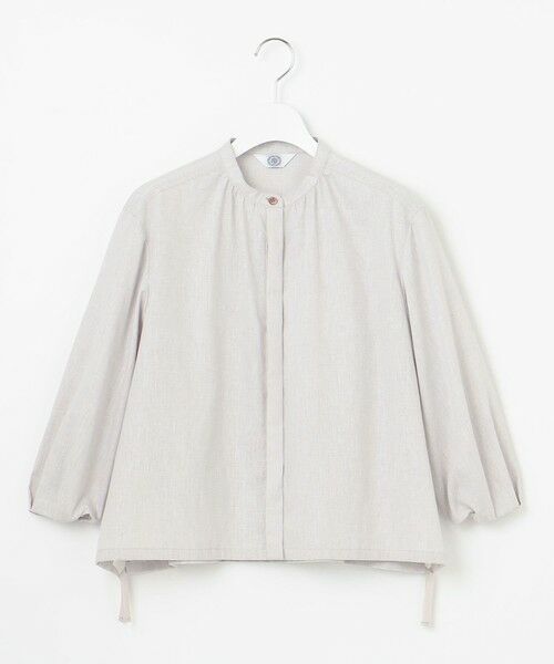 J.PRESS / ジェイプレス シャツ・ブラウス | 【洗える・接触冷感・吸水速乾】麻SOLID バンドカラー シャツ ブラウス | 詳細6
