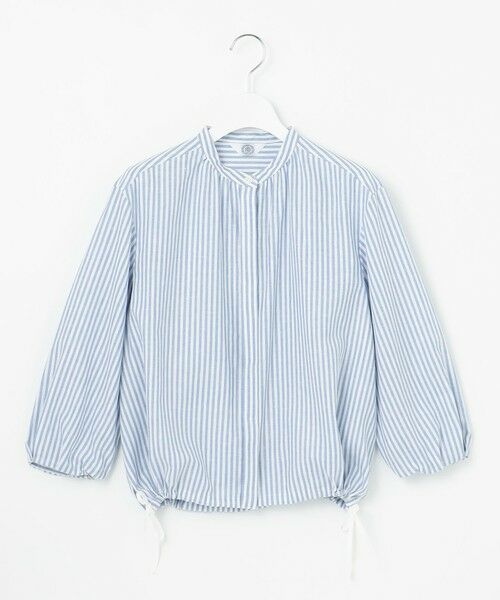 J.PRESS / ジェイプレス シャツ・ブラウス | 【洗える・接触冷感・吸水速乾】麻STRIPE バンドカラー シャツ ブラウス | 詳細15