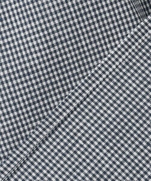 J.PRESS / ジェイプレス シャツ・ブラウス | 【洗える】リネンminiチェック バンドカラー プルオーバー ブラウス | 詳細9