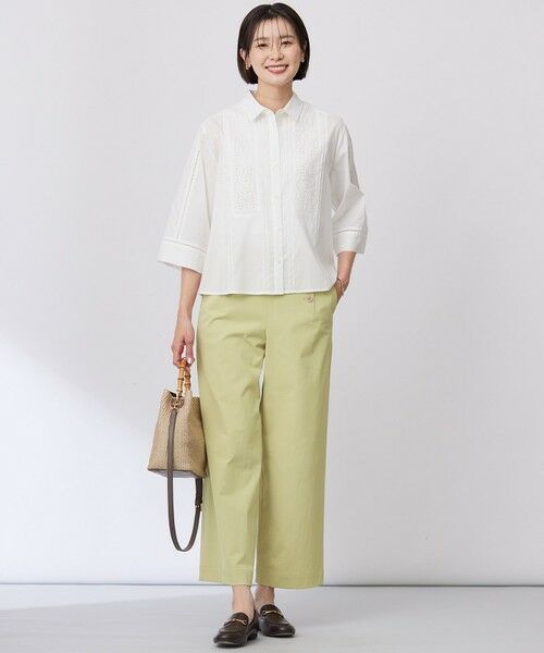 J.PRESS / ジェイプレス シャツ・ブラウス | 【洗える】セルロースライト刺繍 シャツ ブラウス | 詳細3
