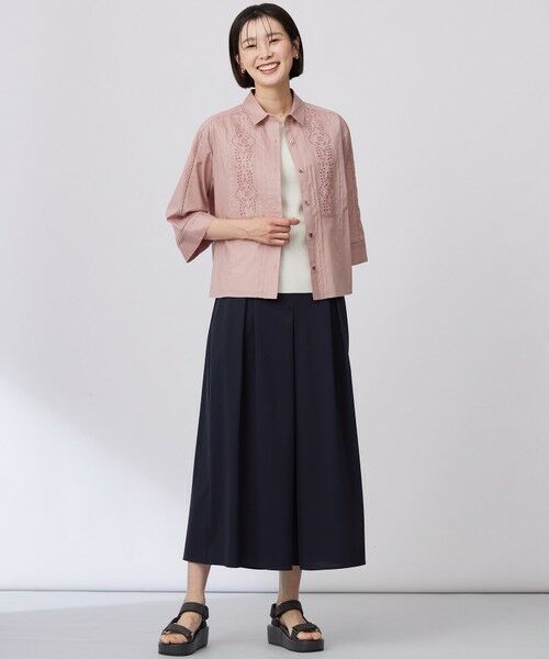 J.PRESS / ジェイプレス シャツ・ブラウス | 【洗える】セルロースライト刺繍 シャツ ブラウス | 詳細9
