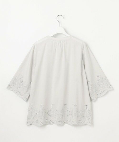 J.PRESS / ジェイプレス シャツ・ブラウス | 【洗える】セルロースライト刺繍 ピンタック ブラウス | 詳細6