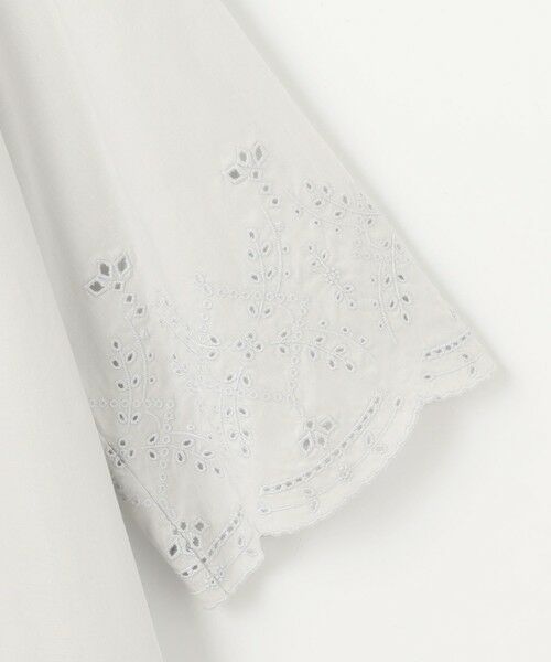 J.PRESS / ジェイプレス シャツ・ブラウス | 【洗える】セルロースライト刺繍 ピンタック ブラウス | 詳細8