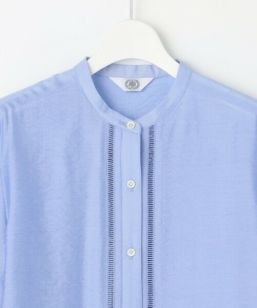 J.PRESS / ジェイプレス シャツ・ブラウス | 【WEB限定カラーあり・洗える】Sheer Vis リネン バンドカラー ブラウス | 詳細11