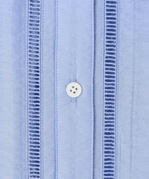 J.PRESS / ジェイプレス シャツ・ブラウス | 【WEB限定カラーあり・洗える】Sheer Vis リネン バンドカラー ブラウス | 詳細14