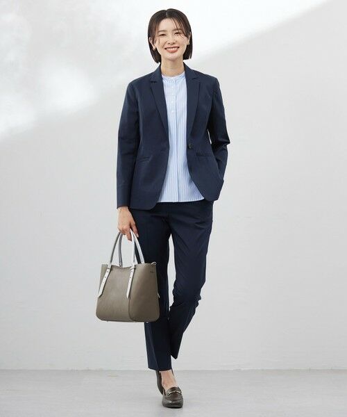 J.PRESS / ジェイプレス シャツ・ブラウス | 【洗える】ストライプ バンドカラー ブラウス | 詳細5