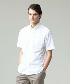 J.PRESS / ジェイプレス シャツ・ブラウス | 酷暑の清潔感もこれ一枚で【吸水速乾 / 抗菌防臭 / 防シワ】【J.PRESS OXFORD JERSEY】カノコインレイ半袖 シャツ / B.D.