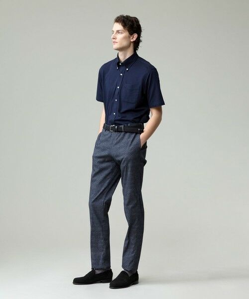 J.PRESS / ジェイプレス シャツ・ブラウス | 酷暑の清潔感もこれ一枚で【吸水速乾 / 抗菌防臭 / 防シワ】【J.PRESS OXFORD JERSEY】カノコインレイ半袖 シャツ / B.D. | 詳細3