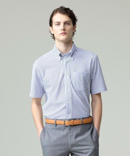吸水速乾 / 抗菌防臭 / 防シワ】【J.PRESS OXFORD JERSEY