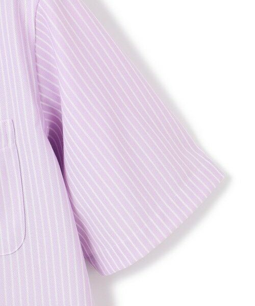 J.PRESS / ジェイプレス シャツ・ブラウス | 酷暑の清潔感もこれ一枚で【吸水速乾 / 抗菌防臭 / 防シワ】【J.PRESS OXFORD JERSEY】カノコインレイストライプ 半袖シャツ / B.D. | 詳細13