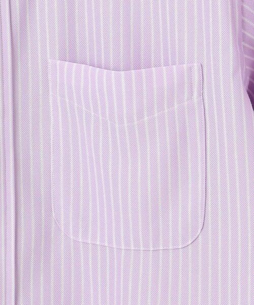 J.PRESS / ジェイプレス シャツ・ブラウス | 酷暑の清潔感もこれ一枚で【吸水速乾 / 抗菌防臭 / 防シワ】【J.PRESS OXFORD JERSEY】カノコインレイストライプ 半袖シャツ / B.D. | 詳細14
