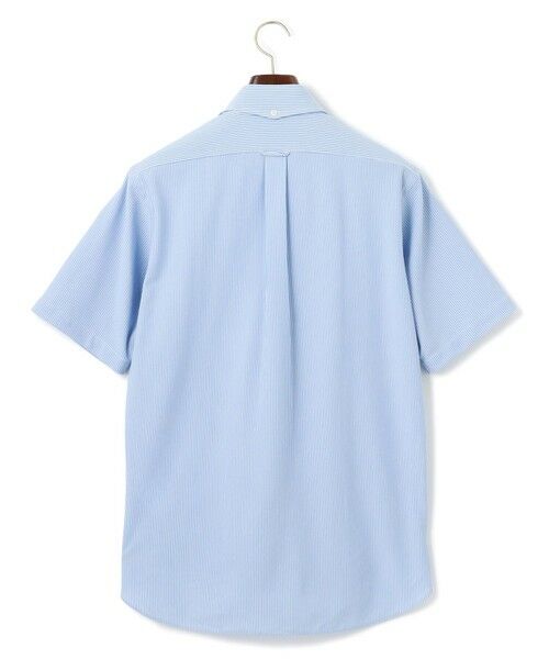 J.PRESS / ジェイプレス シャツ・ブラウス | 酷暑の清潔感もこれ一枚で【吸水速乾 / 抗菌防臭 / 防シワ】【J.PRESS OXFORD JERSEY】カノコインレイマイクロストライプ 半袖シャツ / B.D. | 詳細11