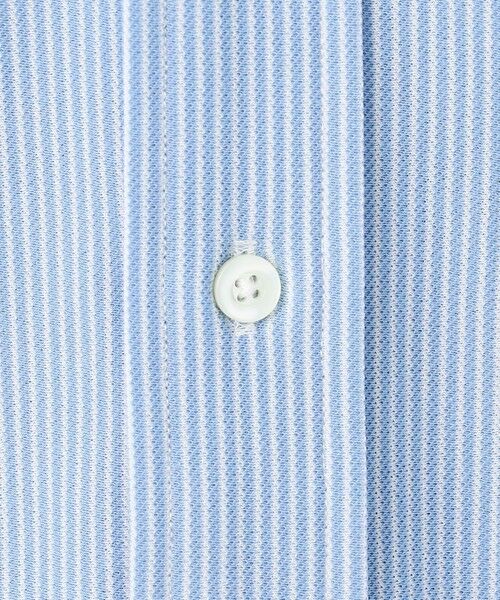 J.PRESS / ジェイプレス シャツ・ブラウス | 酷暑の清潔感もこれ一枚で【吸水速乾 / 抗菌防臭 / 防シワ】【J.PRESS OXFORD JERSEY】カノコインレイマイクロストライプ 半袖シャツ / B.D. | 詳細16