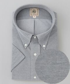 J.PRESS / ジェイプレス シャツ・ブラウス | 【KING SIZE】【J.PRESS OXFORD JERSEY】カノコインレイ パッチポケットシャツ / B.D.