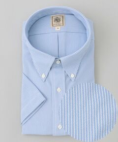 J.PRESS / ジェイプレス シャツ・ブラウス | 【KING SIZE】【J.PRESS OXFORD JERSEY】カノコインレイマイクロストライプ パッチポケットシャツ / B.D.