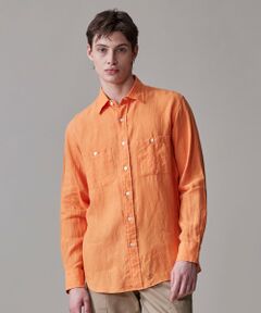 J.PRESS / ジェイプレス シャツ・ブラウス | 【洗える】リネントロピカル シャツ / レギュラー