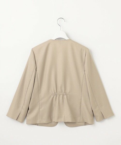 J.PRESS / ジェイプレス ノーカラージャケット | 【セットアップ対応・洗える・UVケア・吸水速乾】OXIJEWELストレッチ ノーカラー ジャケット | 詳細18