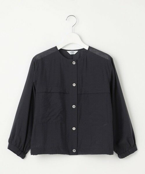 J.PRESS / ジェイプレス ブルゾン | 【洗える】Sheer Vis リネン ノーカラー ブルゾン | 詳細6