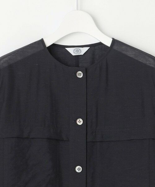 J.PRESS / ジェイプレス ブルゾン | 【洗える】Sheer Vis リネン ノーカラー ブルゾン | 詳細8